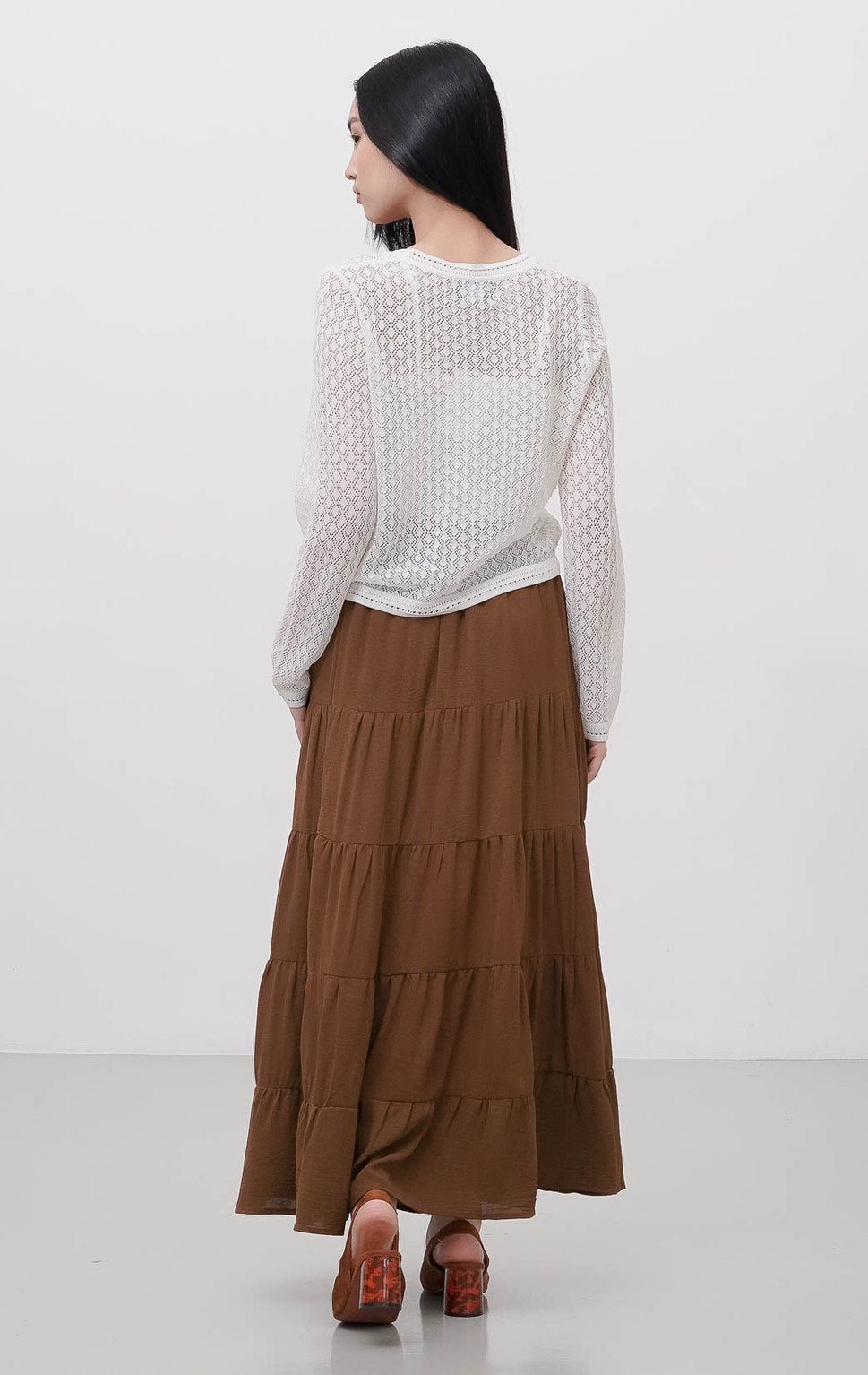 Akari Cardigan White