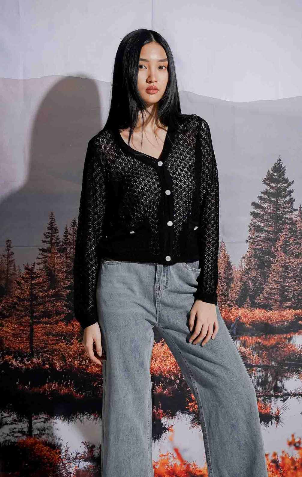 Akari Cardigan Black