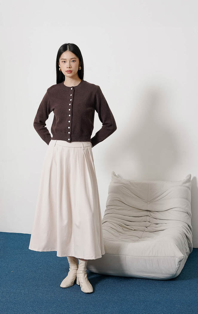 Milane Cardigan Brown