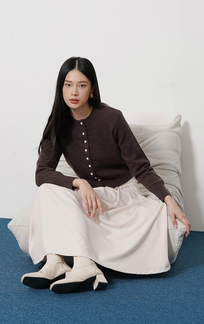 Milane Cardigan Brown
