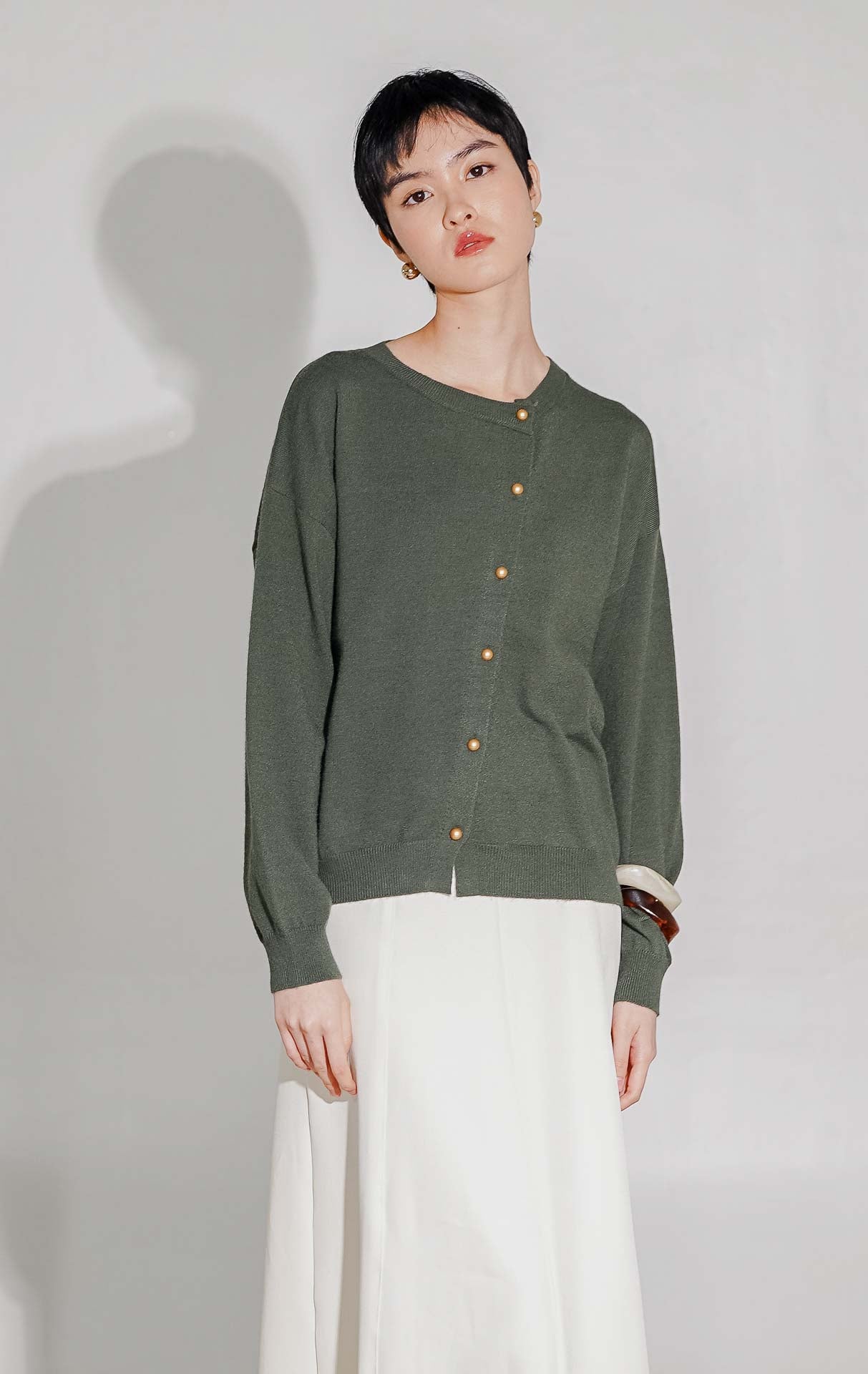 Yurri Cardigan Dark Green