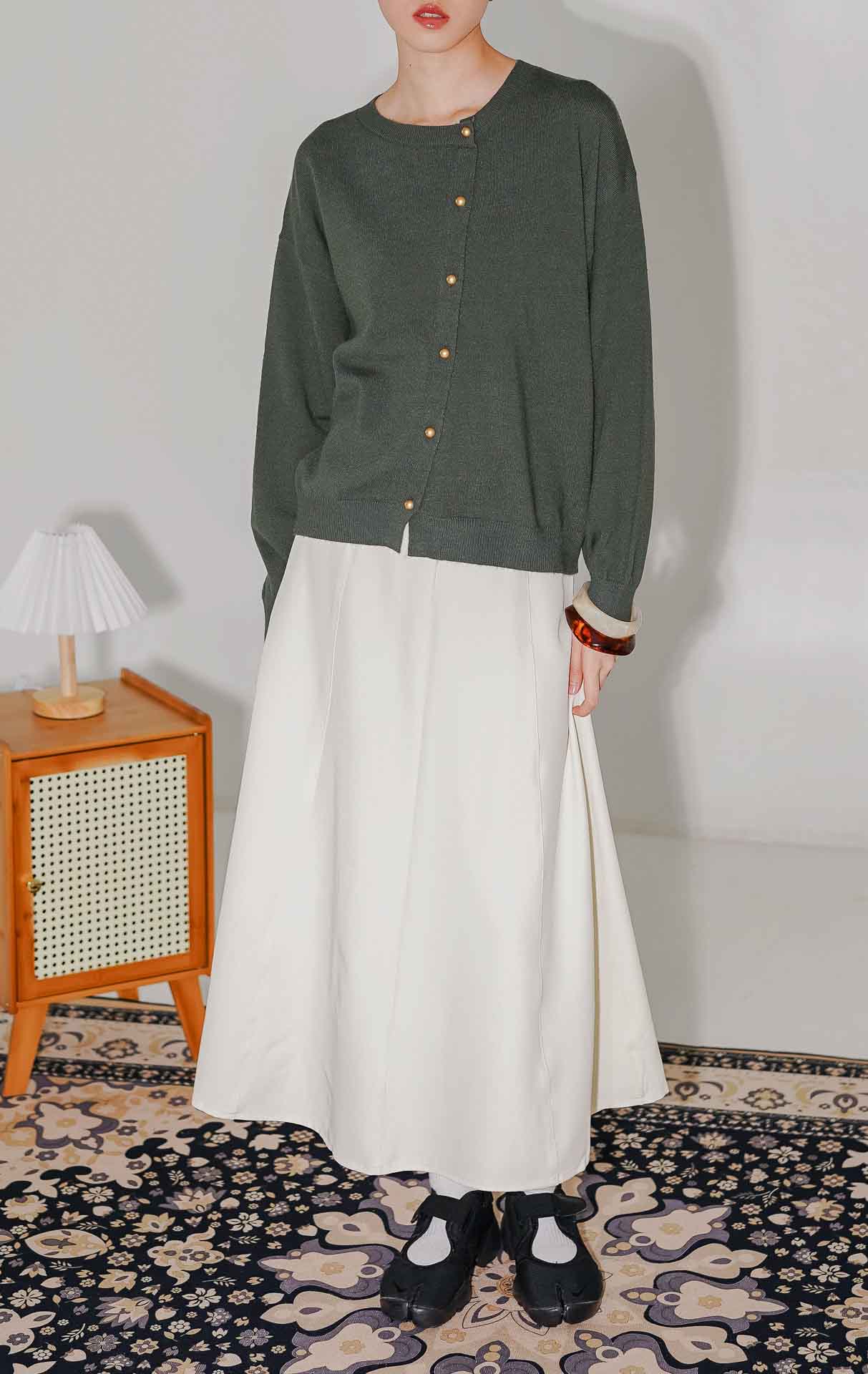 Yurri Cardigan Dark Green