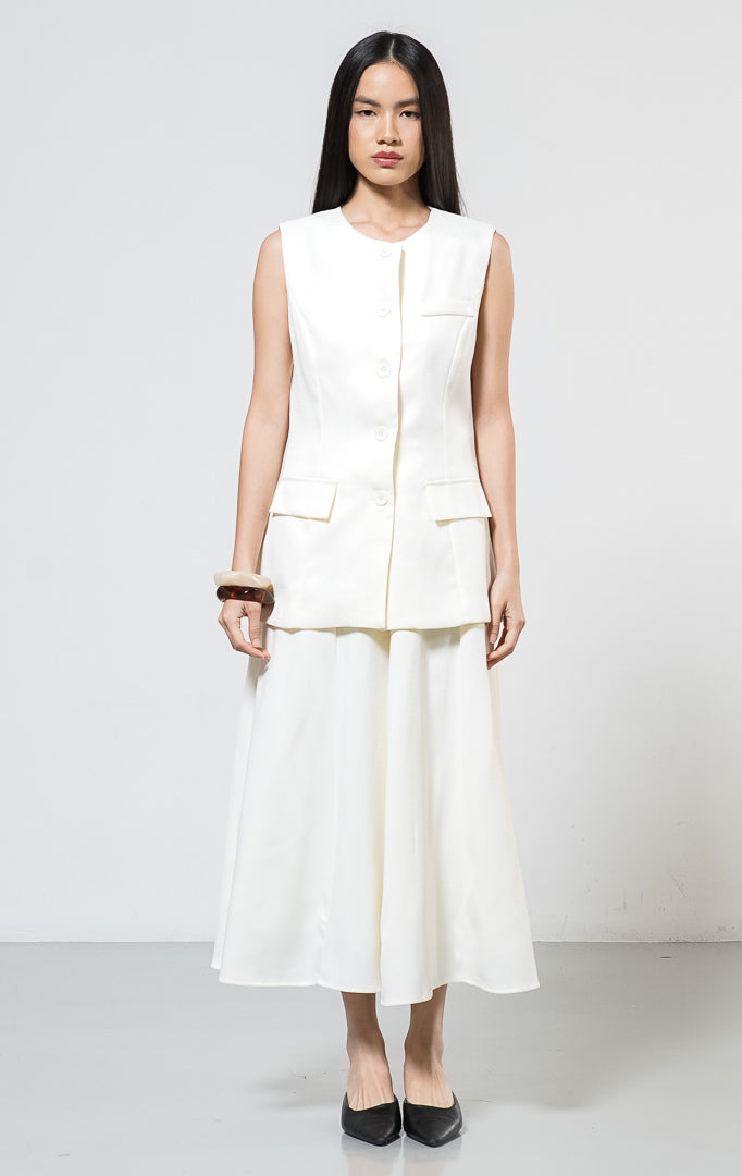 Evaleigh Vest Ivory