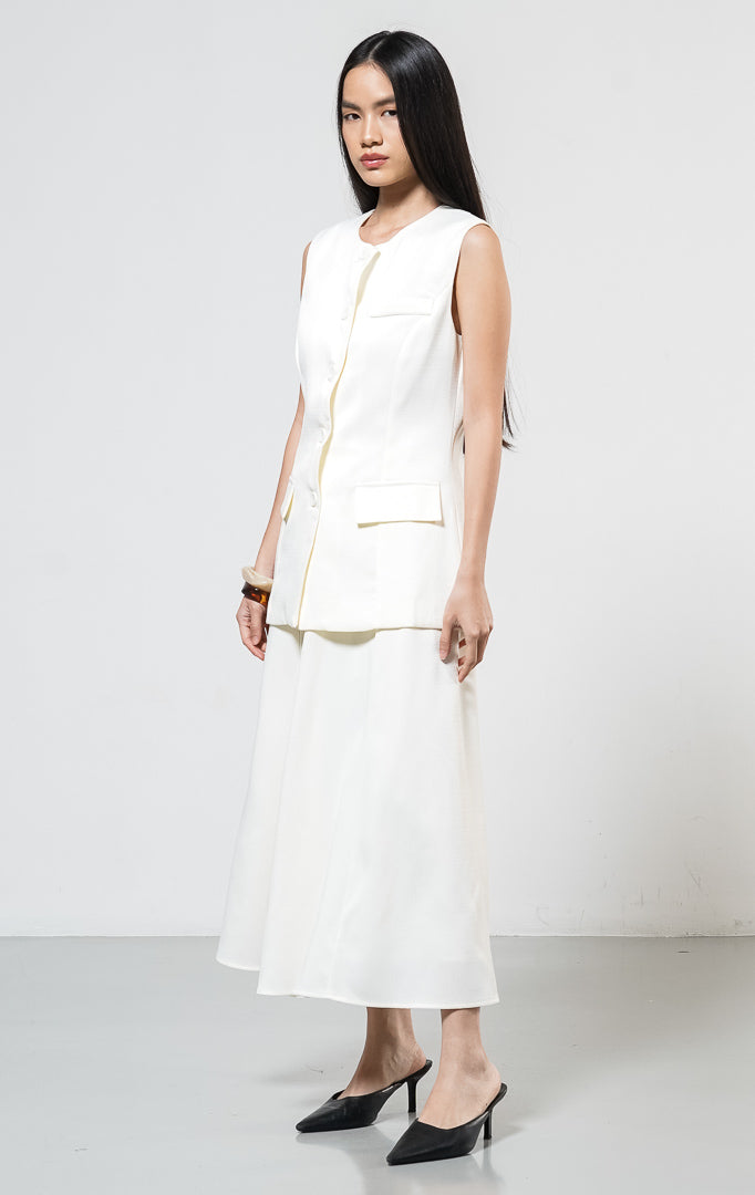 Evaleigh Vest Ivory