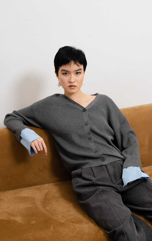 Ayana Cardigan Grey