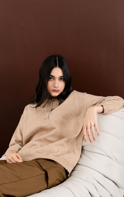 Wisteria Sweater Brown