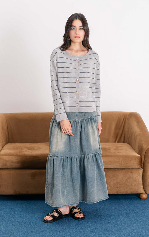 Jolene Cardigan Grey