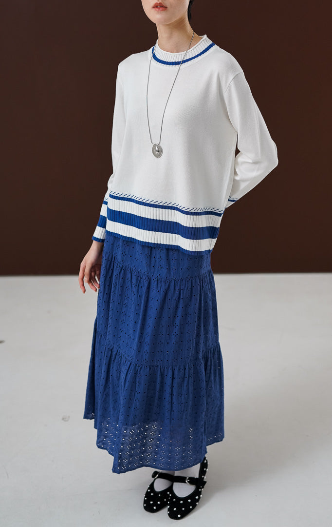 Elva Sweater White