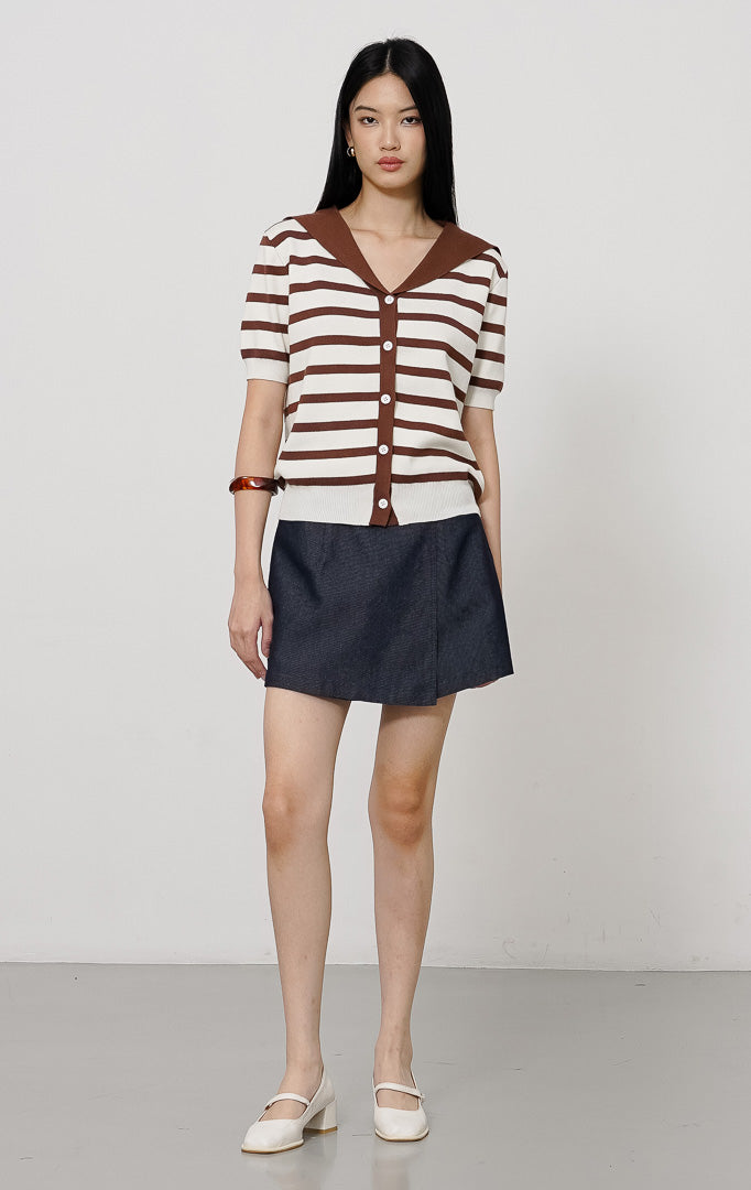 Brenan Cardigan Dark Brown