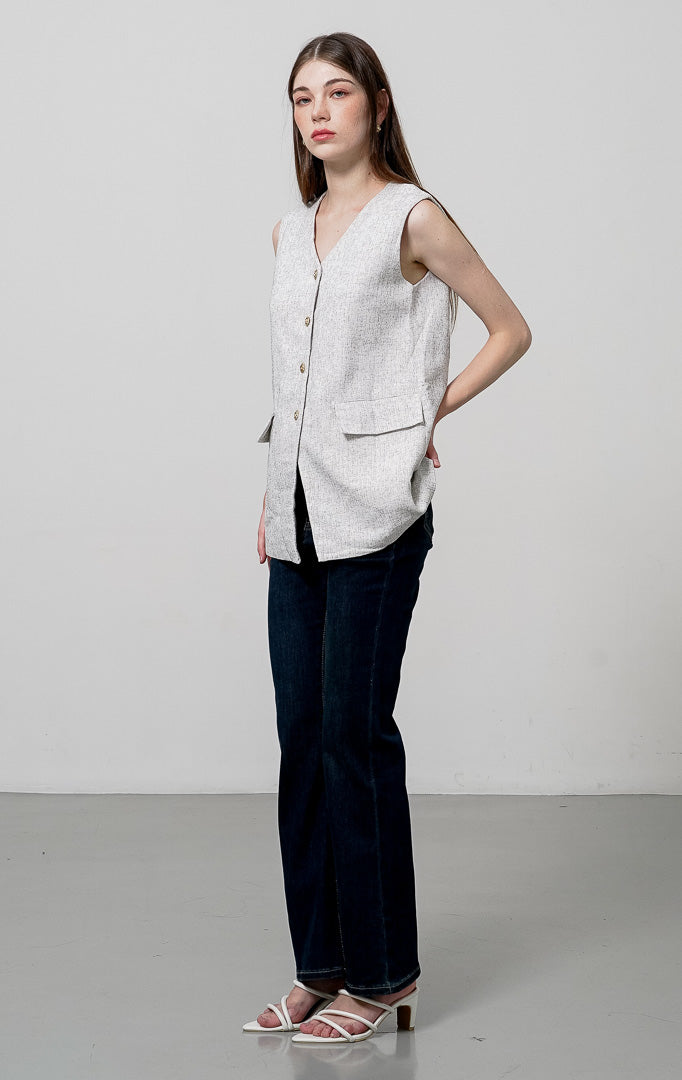 Baila Vest Ivory