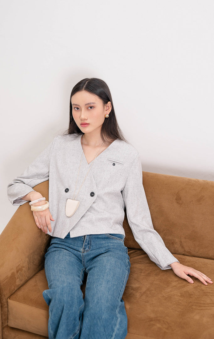 Elina Blazer Grey