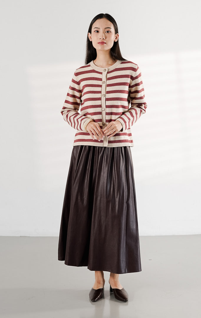 Agatha Cardigan Maroon