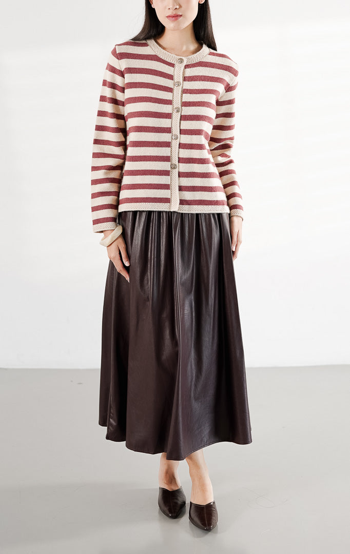 Agatha Cardigan Maroon