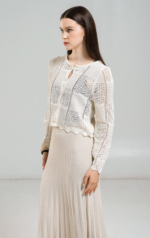 Inara Cardigan Ivory