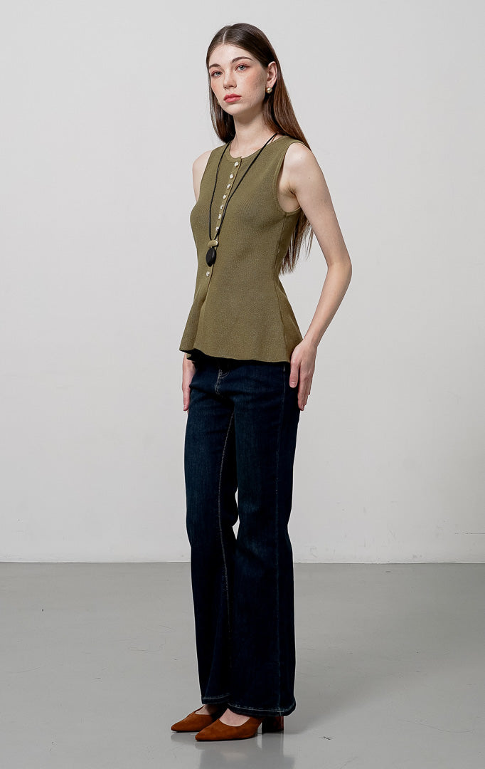 Roseline Top Olive