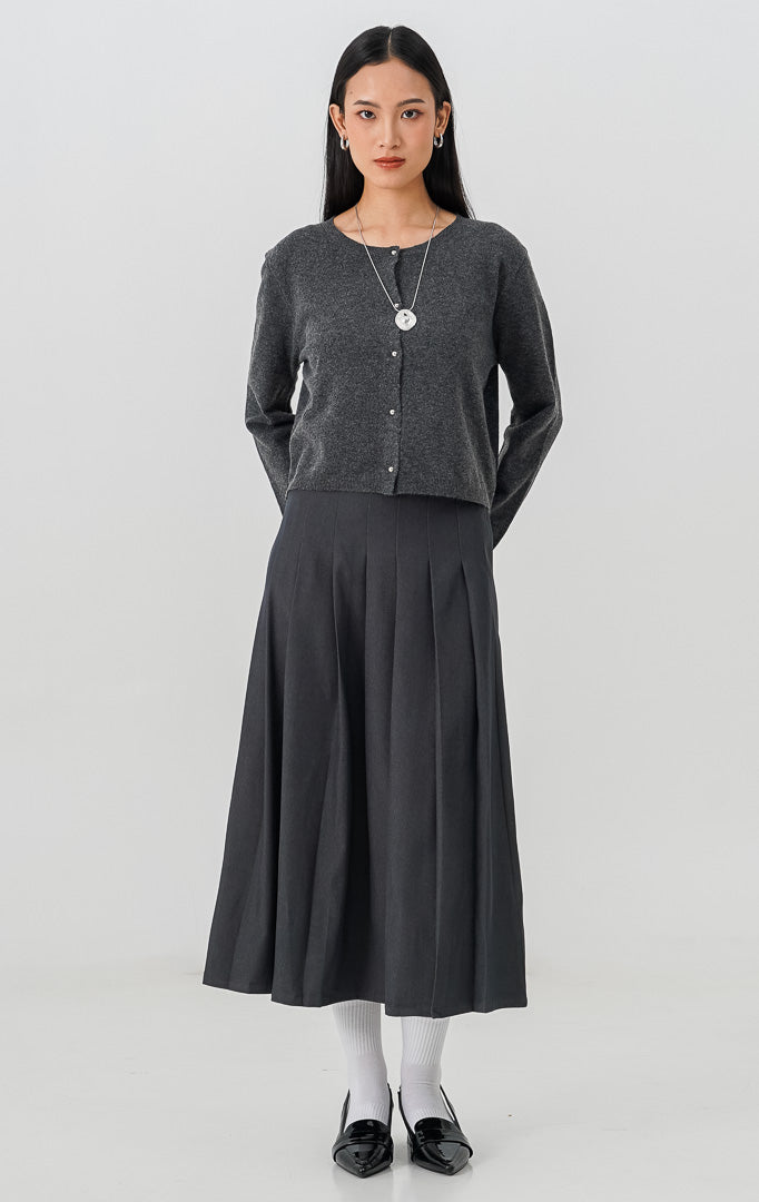 Enoa Cardigan Dark Grey