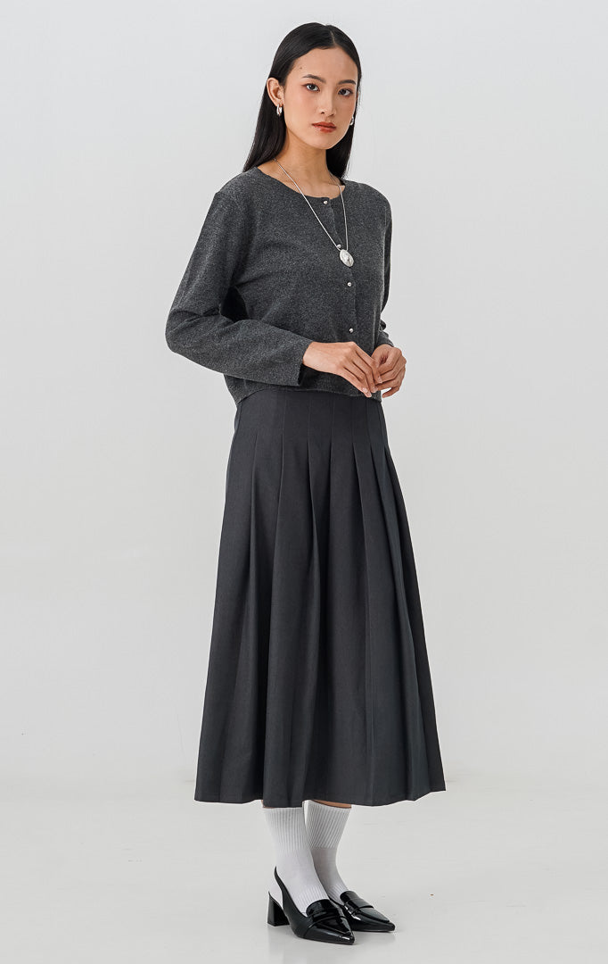 Enoa Cardigan Dark Grey