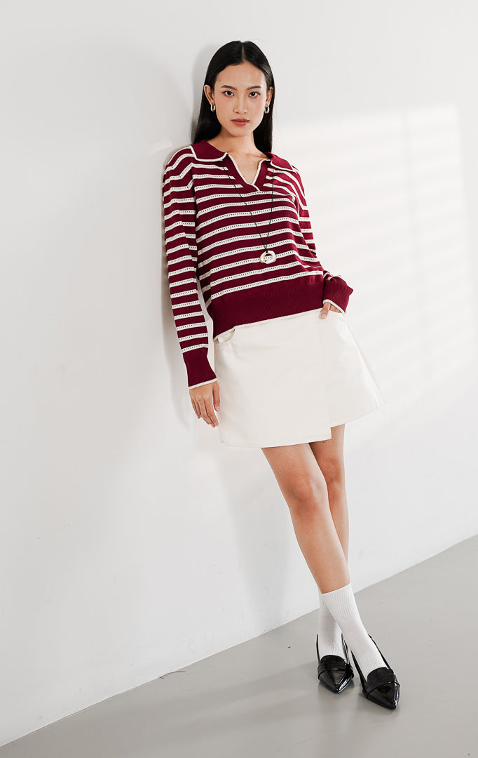 Evora Sweater Maroon
