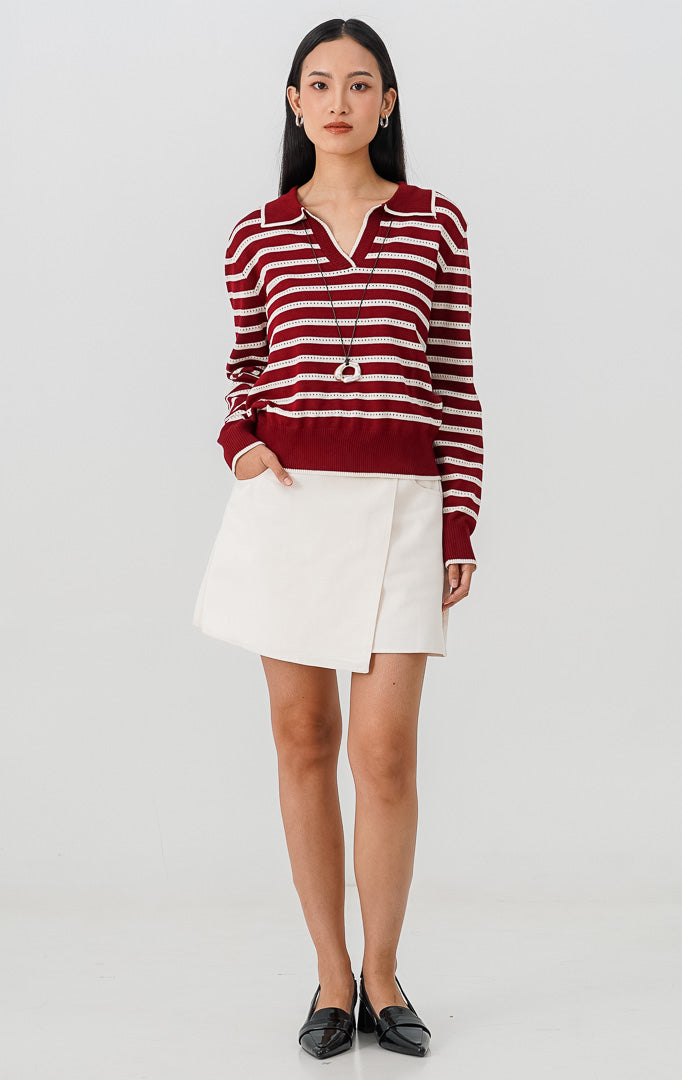Evora Sweater Maroon