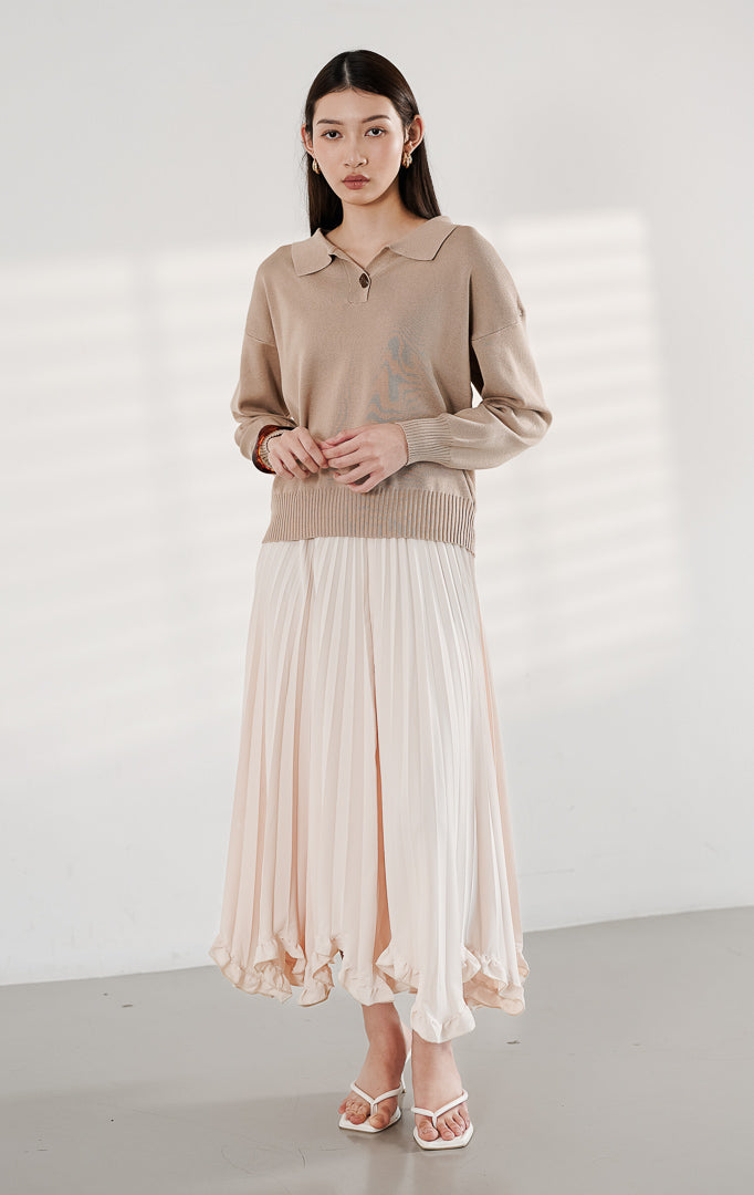 Aurine Sweater Light Brown