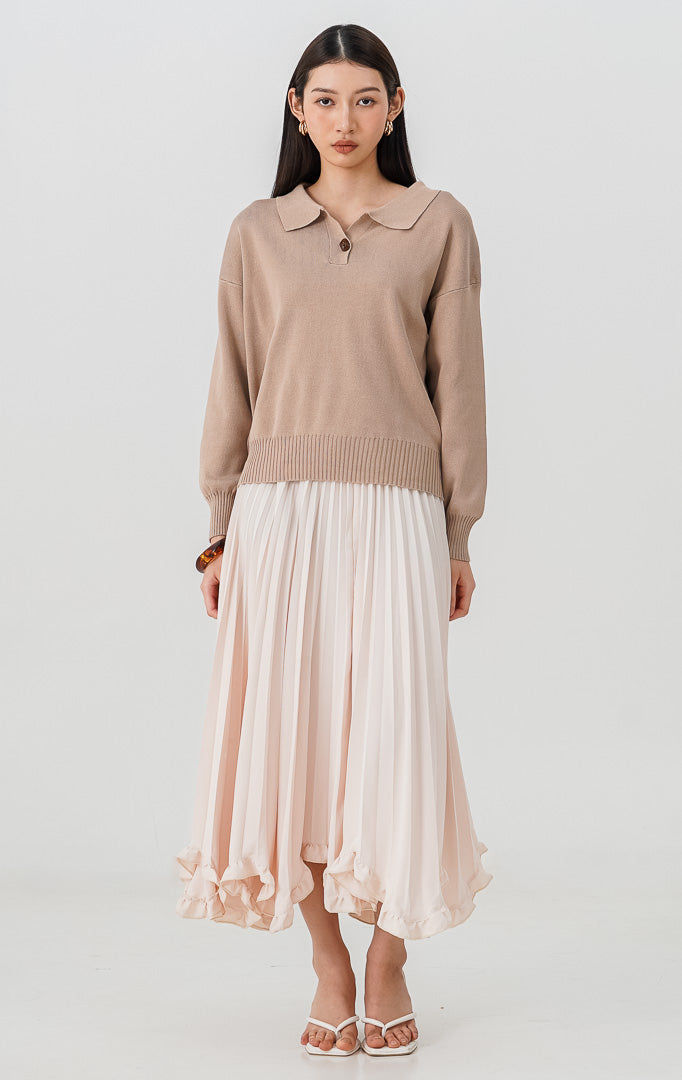 Aurine Sweater Light Brown