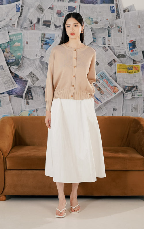 Hudson Cardigan Khaki