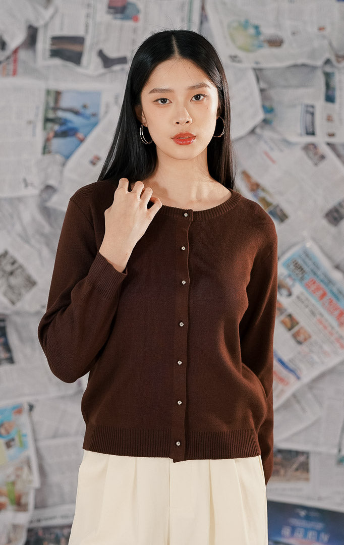 Kester Cardigan Brown