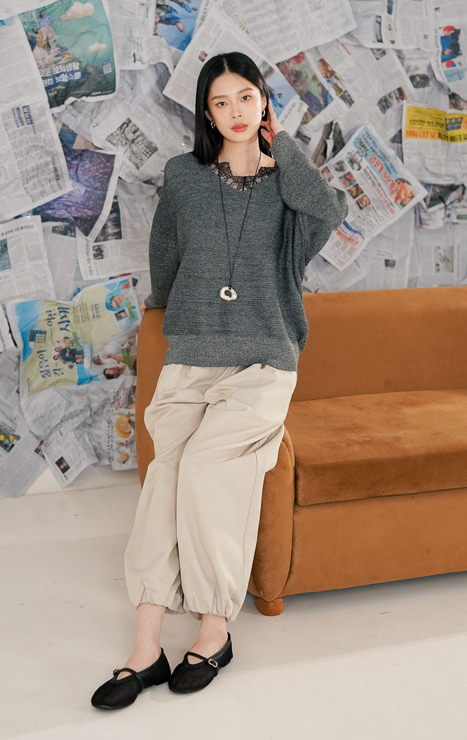 Bijou Sweater Dark Grey