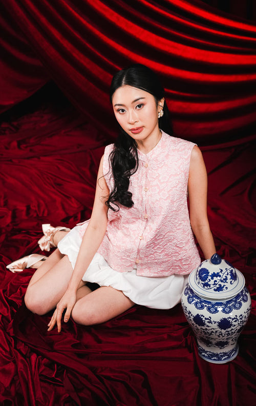 CNY Hollyhock Vest Pink