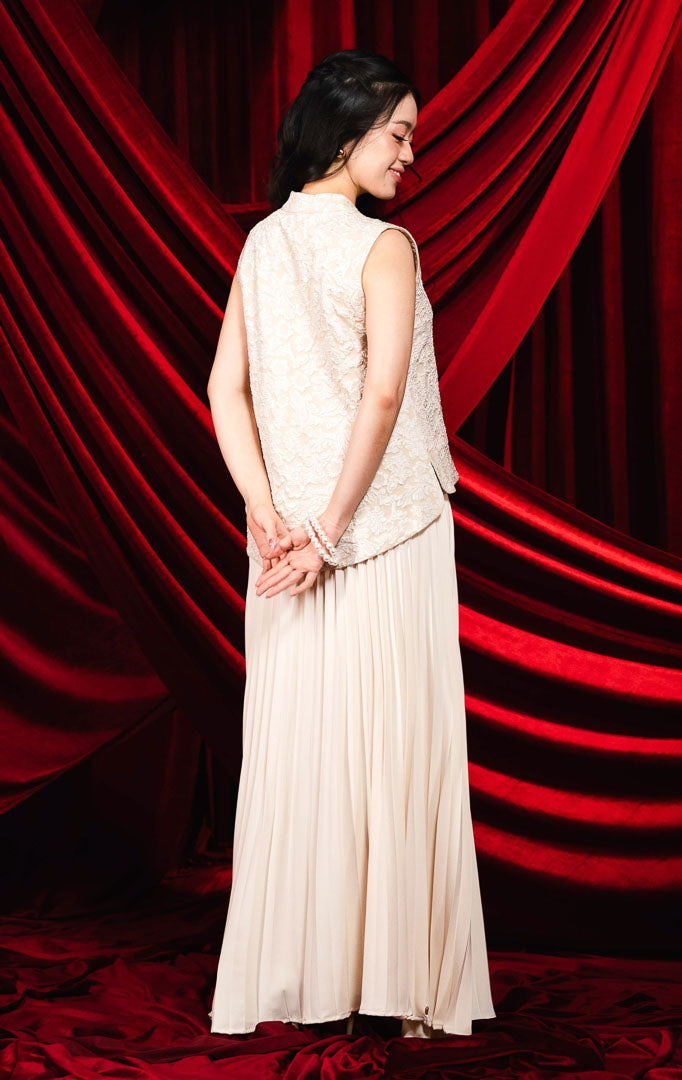 CNY Hollyhock Vest Ivory