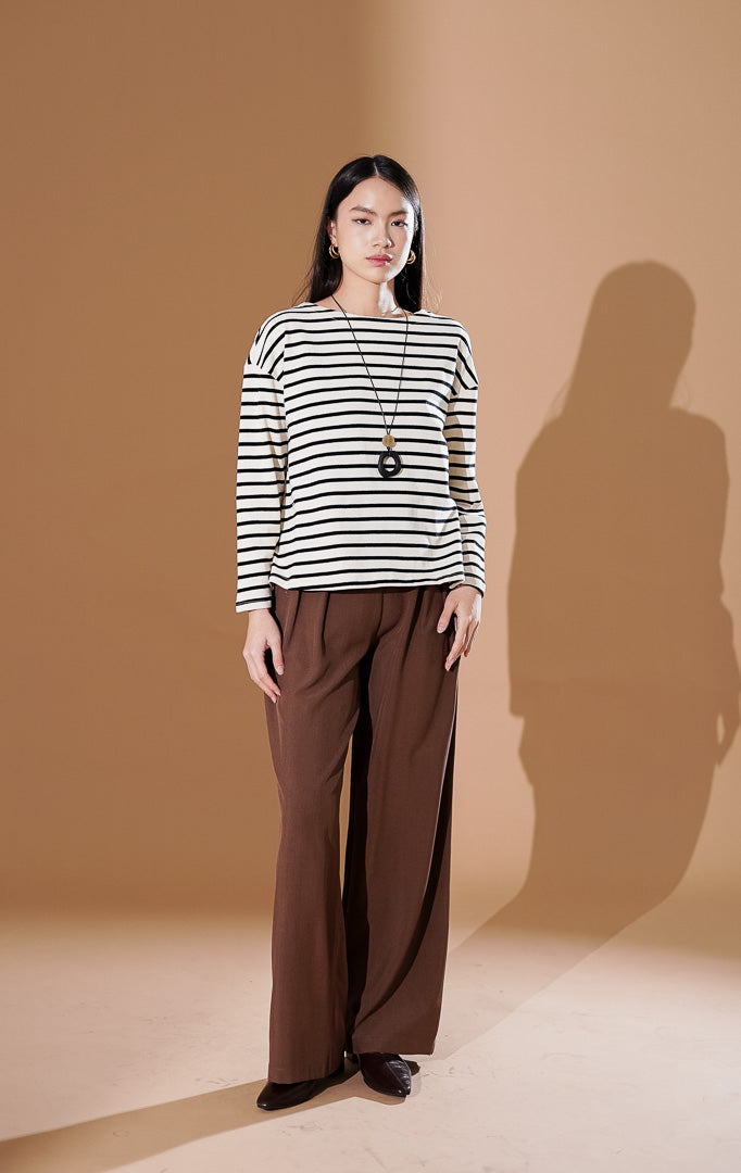 Arabella Sweater Black Striped