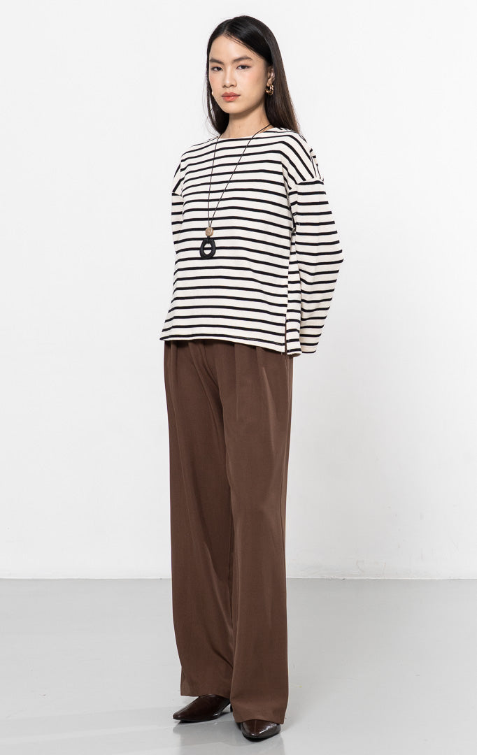 Arabella Sweater Black Striped