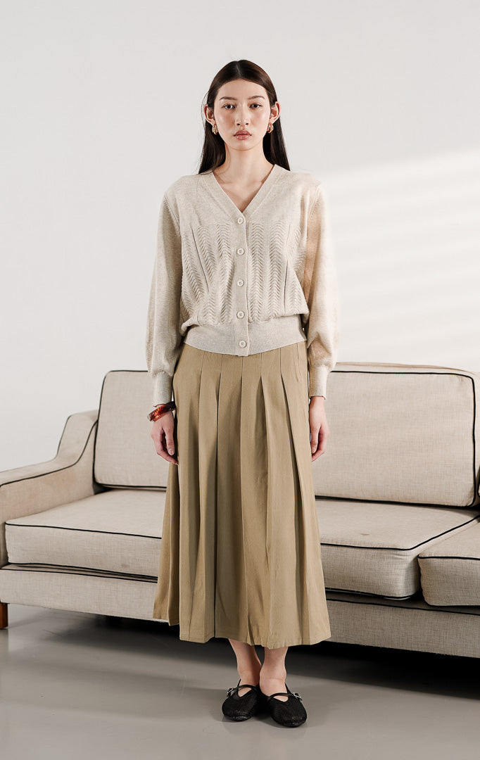 Dallie Cardigan Ivory