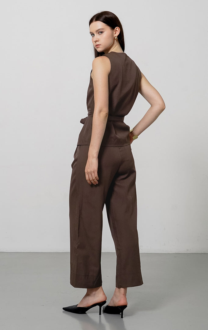 Namora Vest Brown