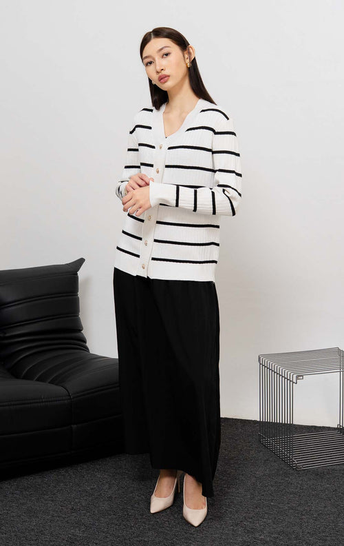 Harlow Cardigan White