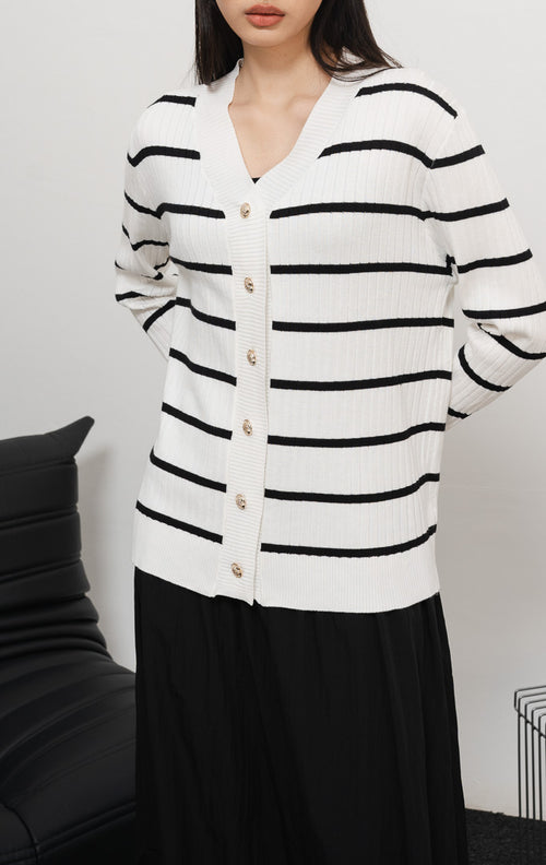 Harlow Cardigan White