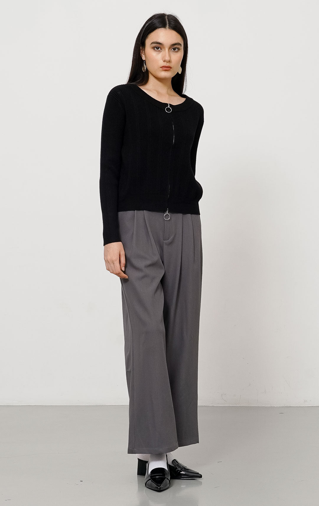 Leona Cardigan Black