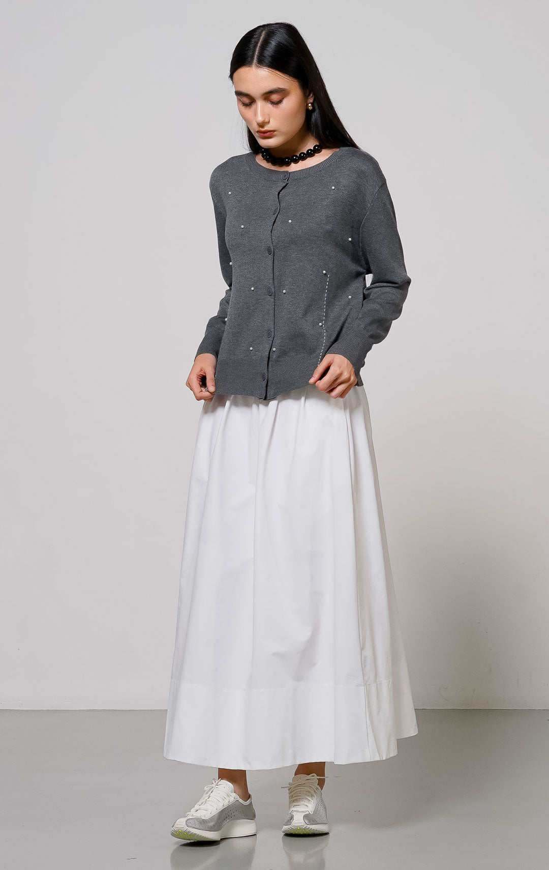 Starly Cardigan Grey