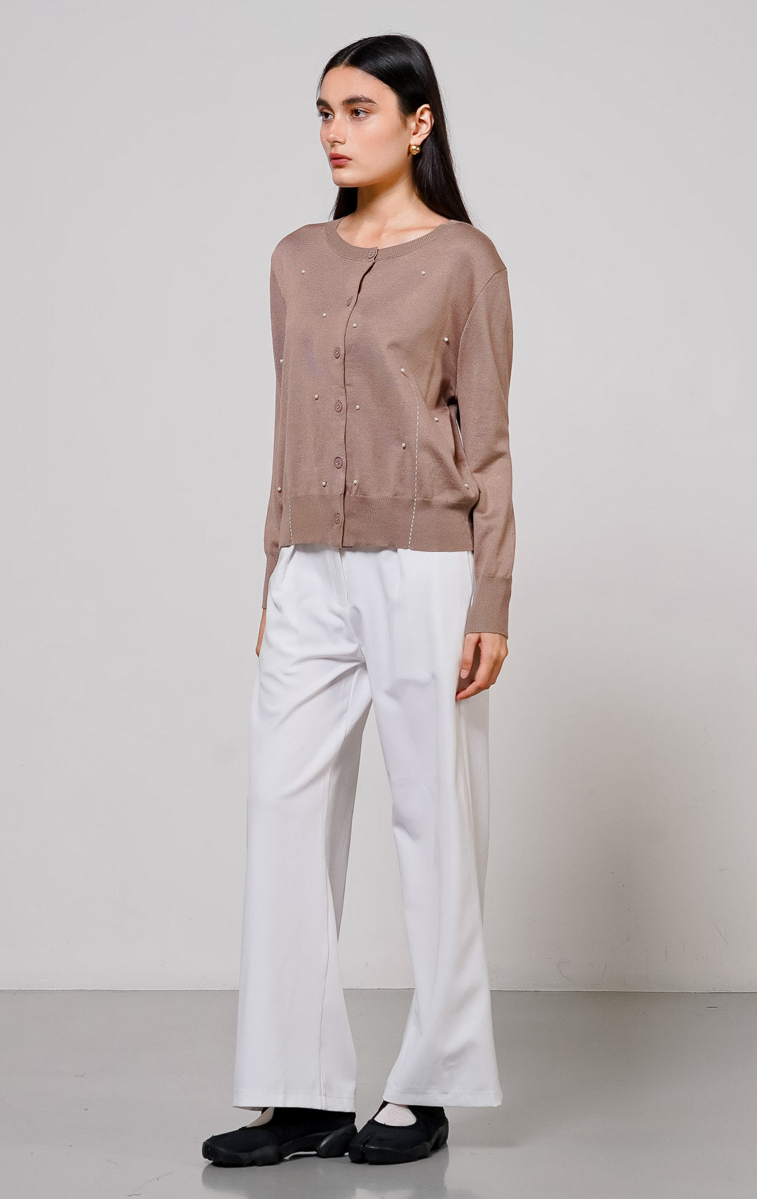 Starly Cardigan Brown