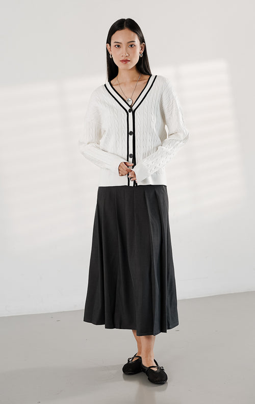 Annette Cardigan White