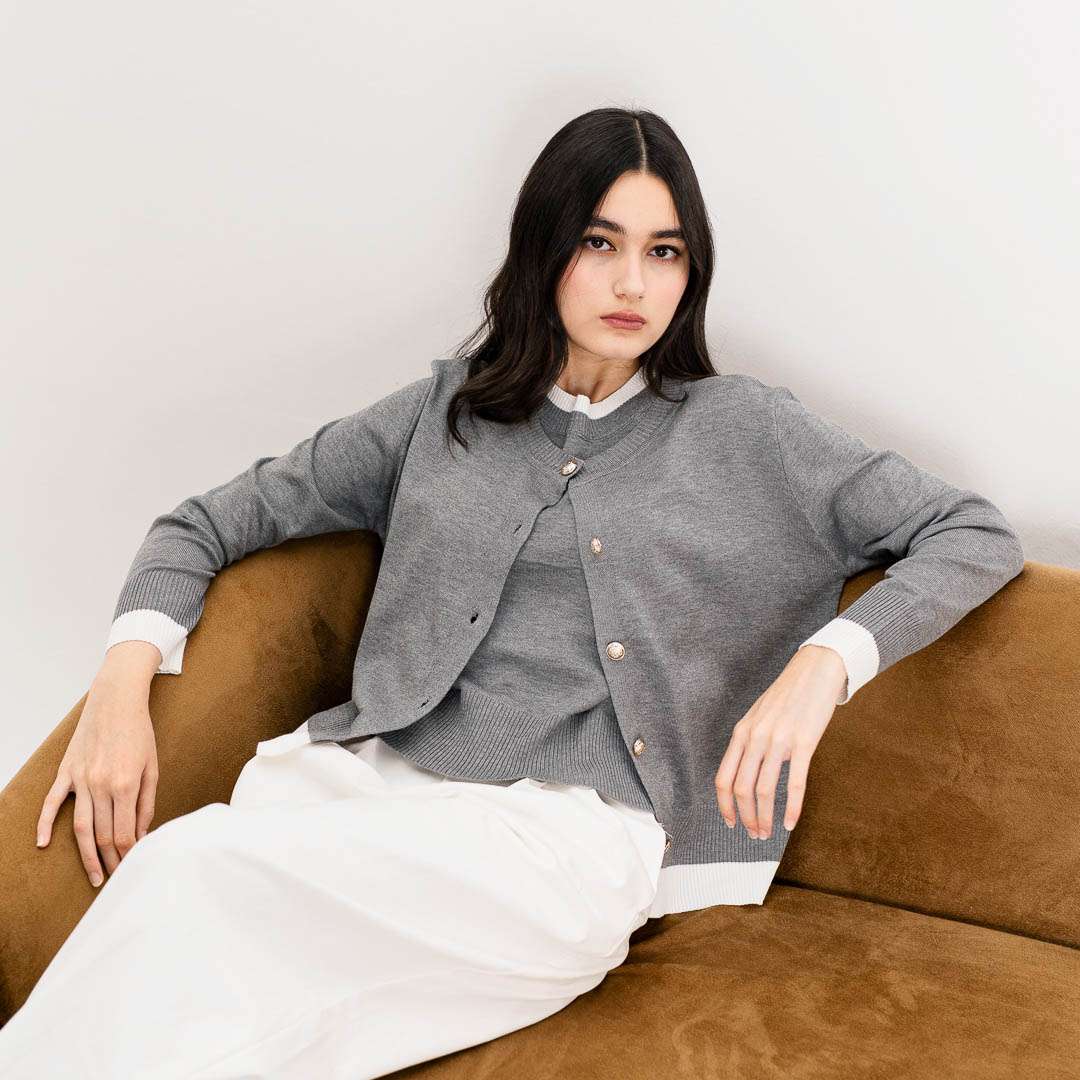 Lowisa Cardigan Grey