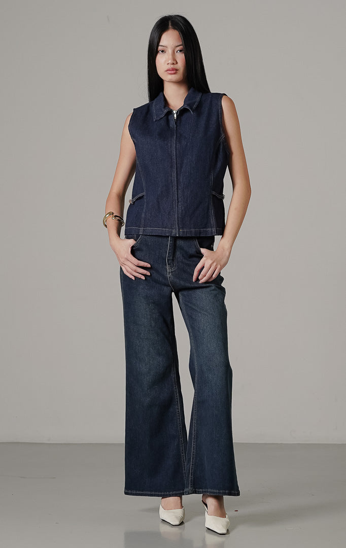 Alice Vest Indigo