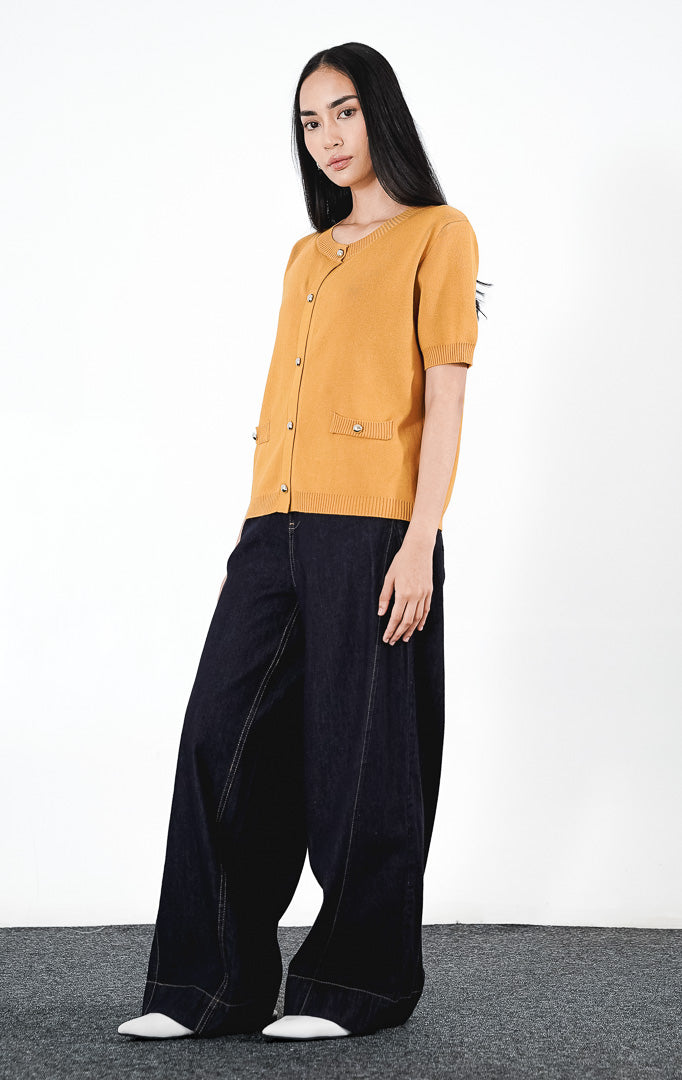 Eliea Top Mustard