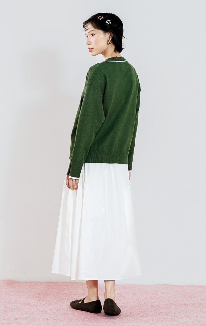 Forest Cardigan Dark Green