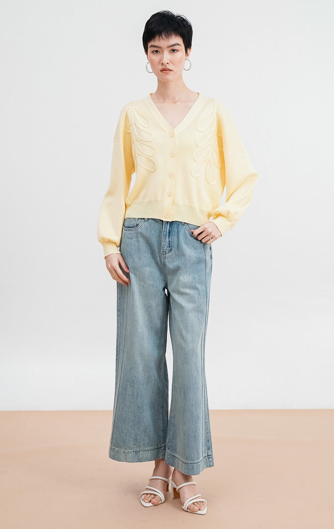 Bailey Cardigan Butter Yellow