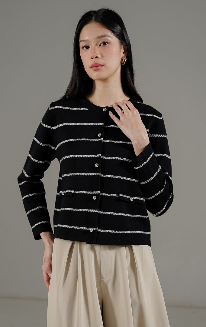 Gabrielle Cardigan Black