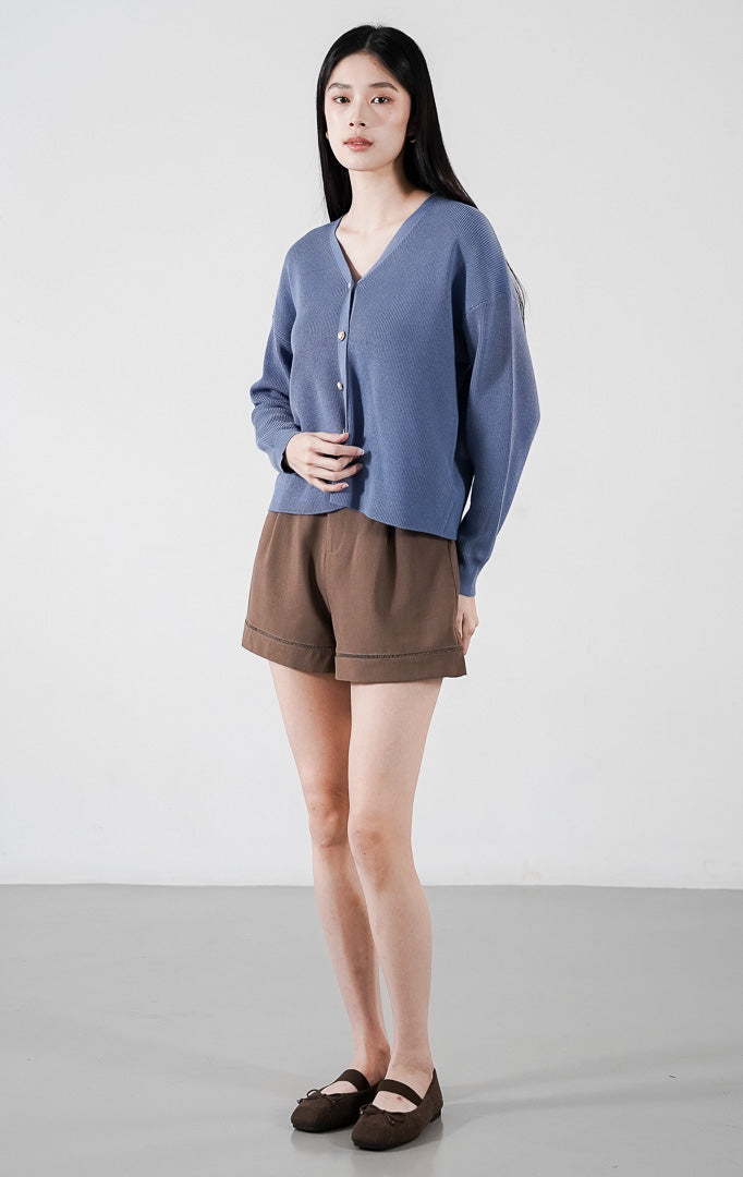 Delphine Cardigan Dusty Blue