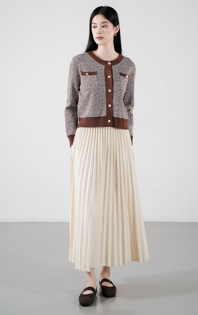 Monique Cardigan Dark Brown