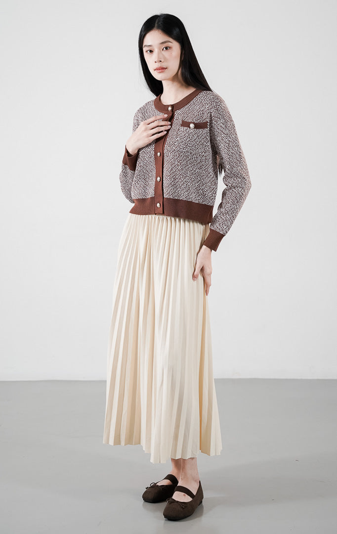 Monique Cardigan Dark Brown