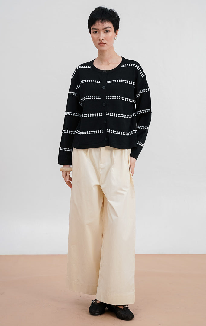 Soleil Cardigan Black